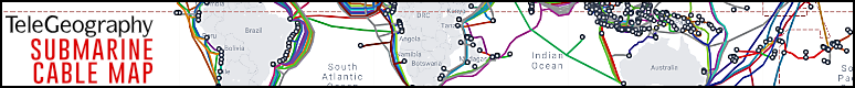 Submarine cables map