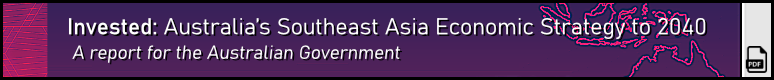 Australia's investments in Southeast Asia